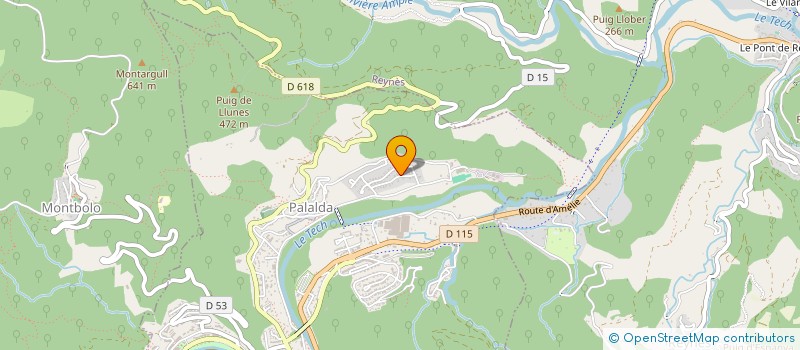 localisation de l'entreprise MONSIEUR SAID SOULE  AMELIE-LES-BAINS-PALALDA