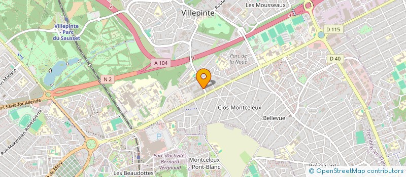 localisation de l'entreprise MONSIEUR SAID SOURIA à VILLEPINTE