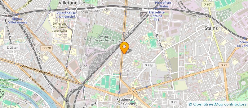 localisation de l'entreprise MONSIEUR SAID TAKOUBA  PIERREFITTE-SUR-SEINE