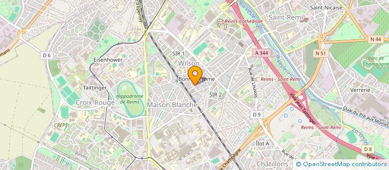 localisation de l'entreprise MONSIEUR SAID TAMEDRARI  REIMS