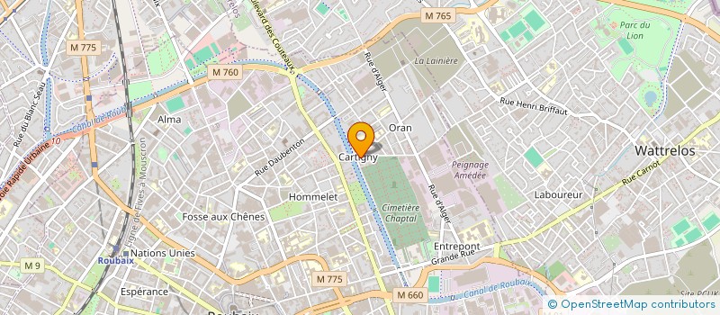 localisation de l'entreprise MONSIEUR SAID TIR  ROUBAIX