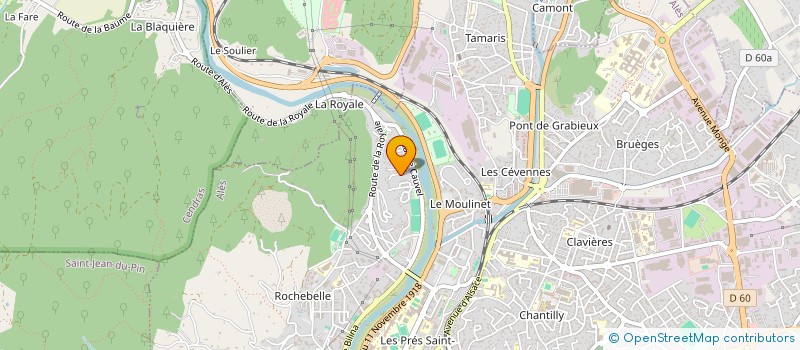 localisation de l'entreprise MONSIEUR SAID TOUATI à ALES