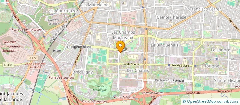 localisation de l'entreprise MONSIEUR SAID WARSAME JAMA  RENNES