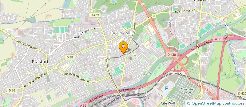 localisation de l'entreprise MONSIEUR SAID YAKHLIFI  MULHOUSE