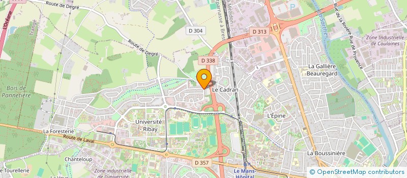 localisation de l'entreprise MONSIEUR SAID ZERAOUI  LE MANS