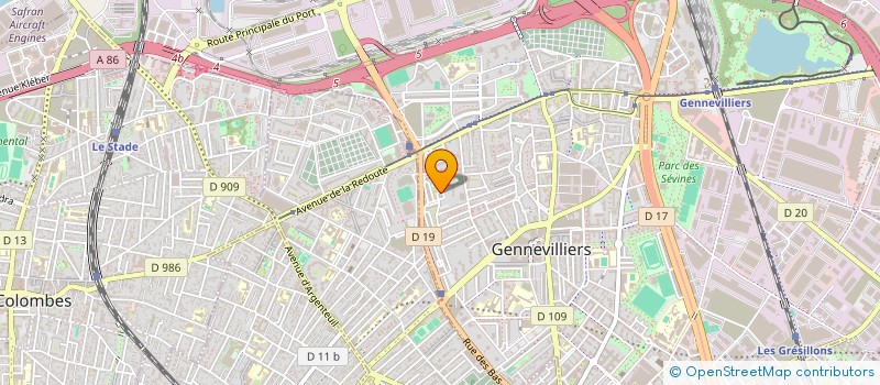 localisation de l'entreprise MONSIEUR SAID ZERRAI à GENNEVILLIERS