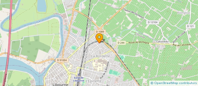 localisation de l'entreprise MONSIEUR SAID ZOUAI  LIBOURNE