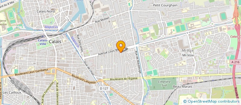 localisation de l'entreprise MONSIEUR SAIDAGHA SAFI  CALAIS