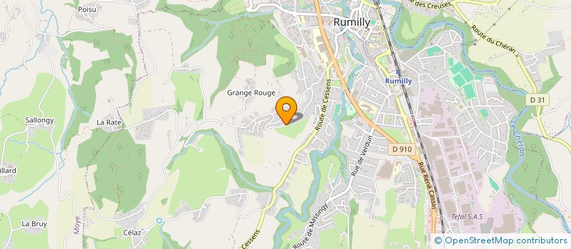 localisation de l'entreprise MONSIEUR SAIDALI AKNOUCHE  RUMILLY