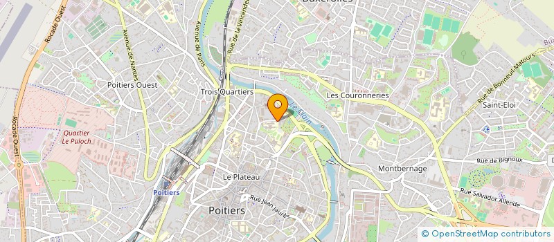 localisation de l'entreprise MONSIEUR SAIDALI BACAR CHAMSIDDINE  POITIERS