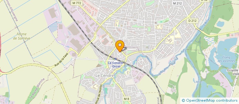 localisation de l'entreprise MONSIEUR SAIDANE BELGACEM  LE CENDRE