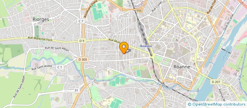 localisation de l'entreprise MONSIEUR SAIDINA AHAMADI  ROANNE