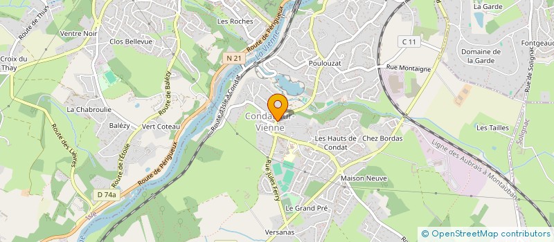 localisation de l'entreprise MONSIEUR SAIDINA ATTOUMANI-DJABOU à CONDAT-SUR-VIENNE
