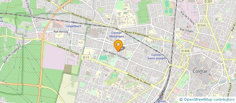 localisation de l'entreprise MONSIEUR SAIDINA CHAMASSI  COLMAR