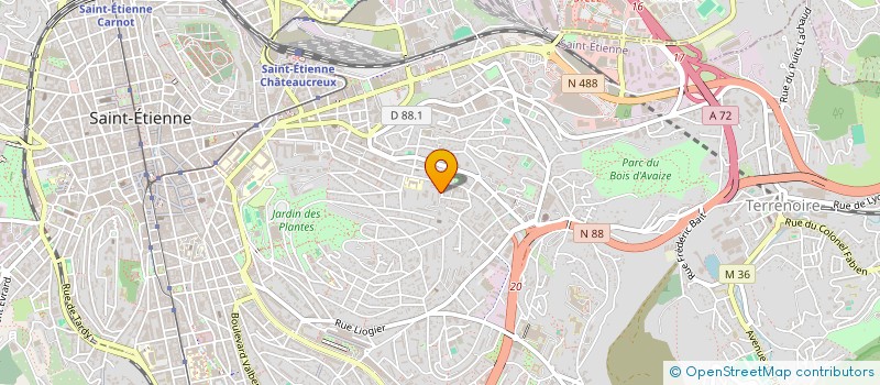 localisation de l'entreprise MONSIEUR SAIDINA SANDA  SAINT-ETIENNE