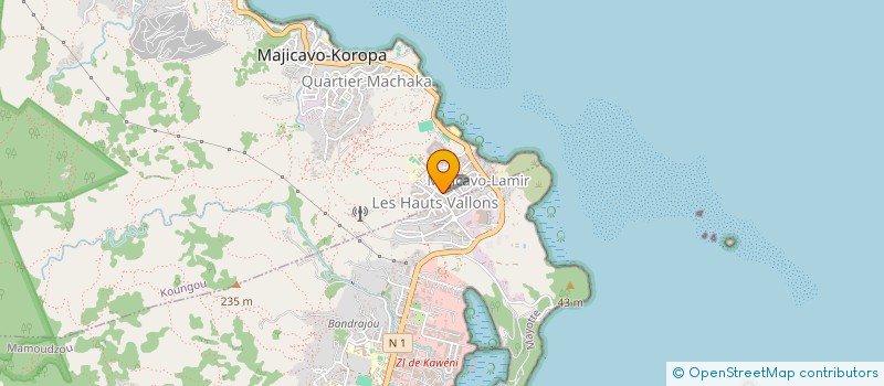 localisation de l'entreprise MONSIEUR SAIDINA SOILIHE à MAMOUDZOU