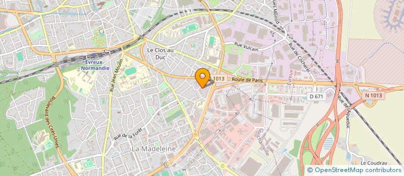 localisation de l'entreprise MONSIEUR SAIDMAGOMED TSOUGAEV  EVREUX