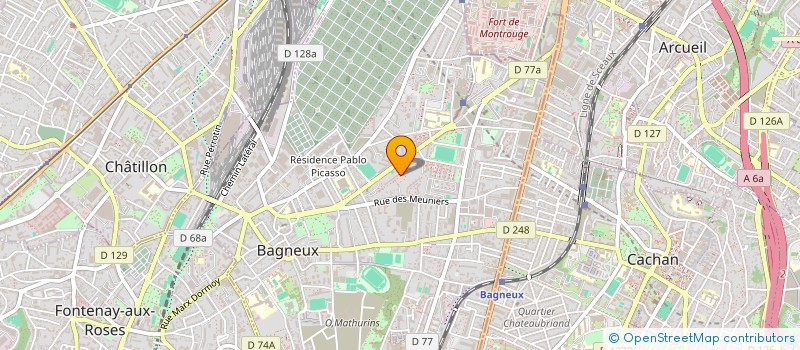 localisation de l'entreprise MONSIEUR SAIDNA YORRO à BAGNEUX