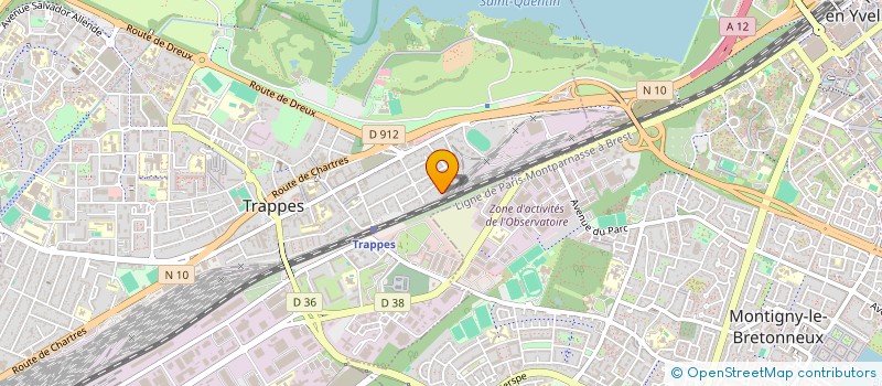 localisation de l'entreprise MONSIEUR SAIDOU BA  TRAPPES