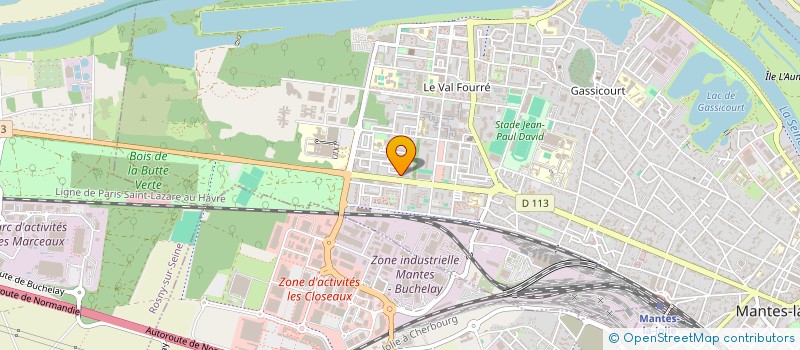 localisation de l'entreprise MONSIEUR SAIDOU DEMBELE  MANTES-LA-JOLIE