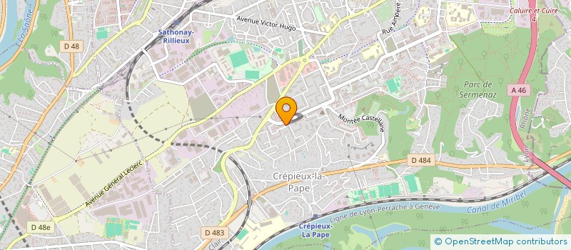 localisation de l'entreprise MONSIEUR SAIDOU DIOP  RILLIEUX-LA-PAPE