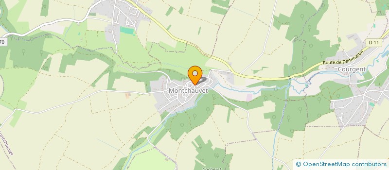 localisation de l'entreprise MONSIEUR SAIDOU HANIA  MONTCHAUVET