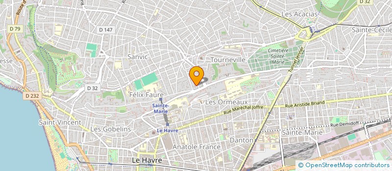 localisation de l'entreprise MONSIEUR SAIDOU KONTE  LE HAVRE