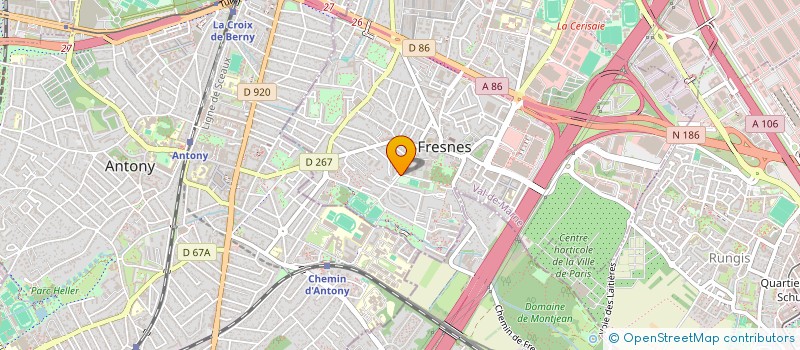 localisation de l'entreprise MONSIEUR SAIDOU N DIAYE  FRESNES