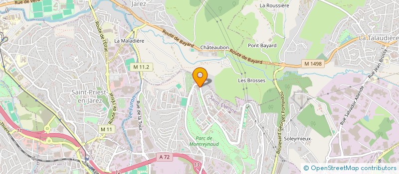 localisation de l'entreprise MONSIEUR SAIDOU NDIAYE  SAINT-ETIENNE