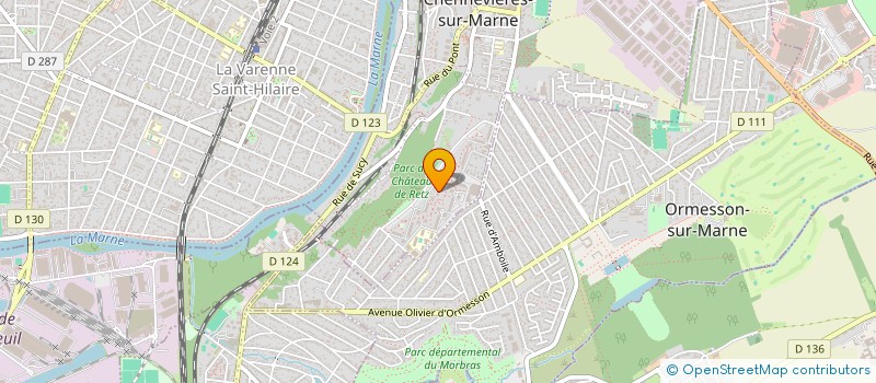 localisation de l'entreprise MONSIEUR SAIDOU OUEDRAOGO  CHENNEVIERES-SUR-MARNE