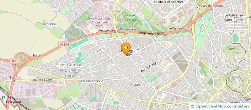 localisation de l'entreprise MONSIEUR SAIDOU SOW à CAEN