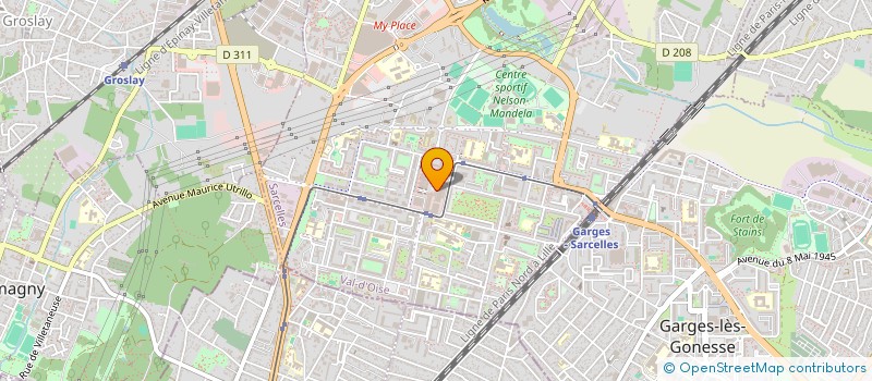 localisation de l'entreprise MONSIEUR SAIDUL ALAM  SARCELLES