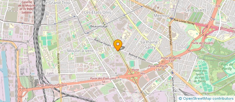 localisation de l'entreprise MONSIEUR SAIEF-EDDINE MAHJOUB  VENISSIEUX