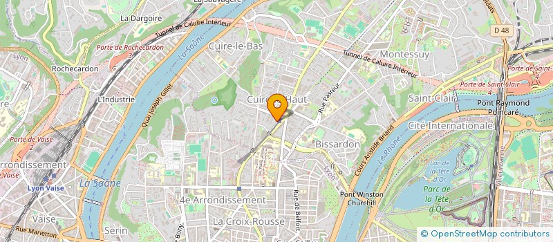 localisation de l'entreprise MONSIEUR SAIF ATIEH  CALUIRE-ET-CUIRE