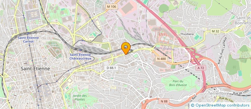 localisation de l'entreprise MONSIEUR SAIF BELKHIRI  SAINT-ETIENNE