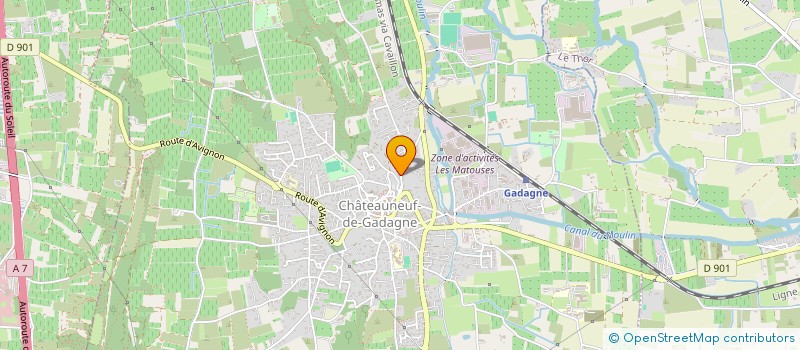 localisation de l'entreprise MONSIEUR SAIF-EDDIN BATBAT  CHATEAUNEUF-DE-GADAGNE