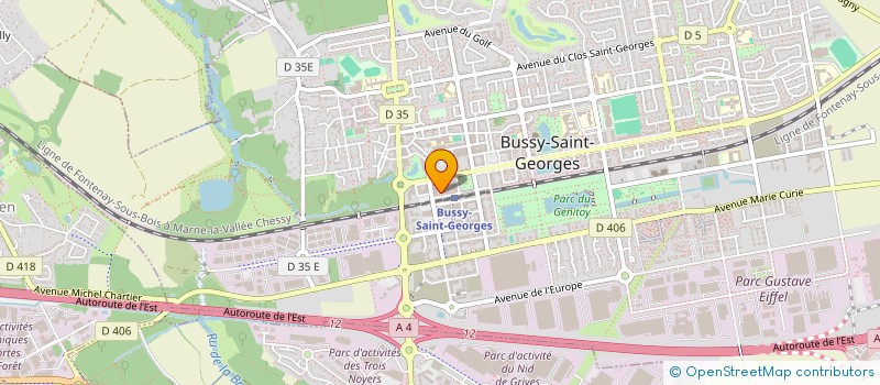 localisation de l'entreprise MONSIEUR SAIF EDDINE ABDELLI  BUSSY-SAINT-GEORGES