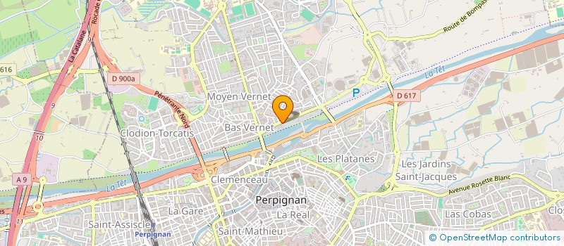 localisation de l'entreprise MONSIEUR SAIF-EDDINE AKYAL  PERPIGNAN