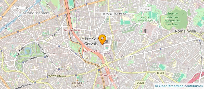 localisation de l'entreprise MONSIEUR SAIF EDDINE JEBALI à LE PRE-SAINT-GERVAIS