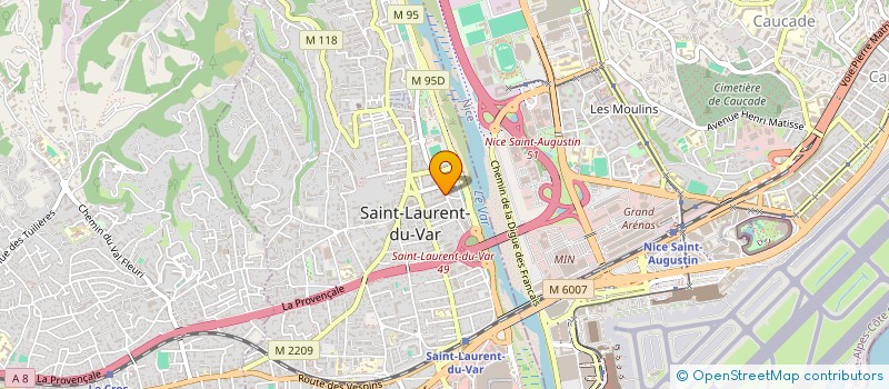 localisation de l'entreprise MONSIEUR SAIF-ELDINE SALHI à SAINT-LAURENT-DU-VAR