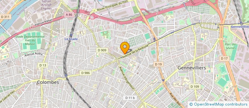 localisation de l'entreprise MONSIEUR SAIF GRAOUA à ASNIERES-SUR-SEINE