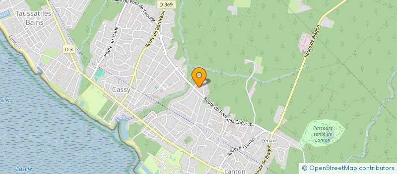 localisation de l'entreprise MONSIEUR SAIF ISSAOUI  LANTON