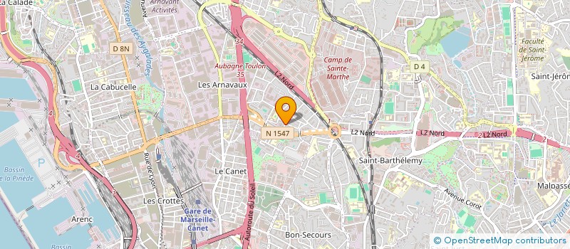 localisation de l'entreprise MONSIEUR SAIF JEBABLI à MARSEILLE