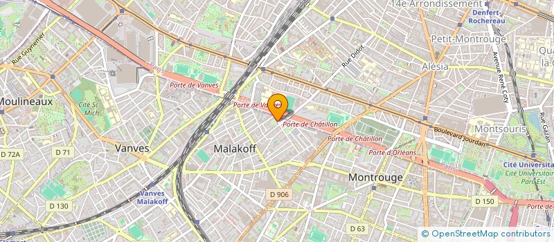 localisation de l'entreprise MONSIEUR SAIF LYBYRY  MALAKOFF