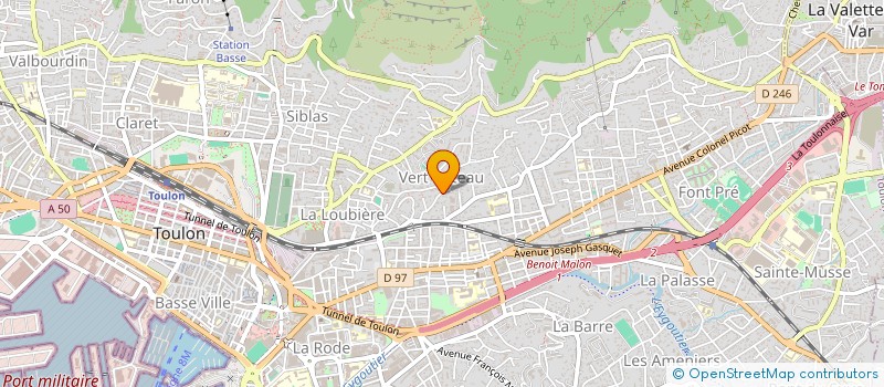 localisation de l'entreprise MONSIEUR SAIF MECHICHI  TOULON