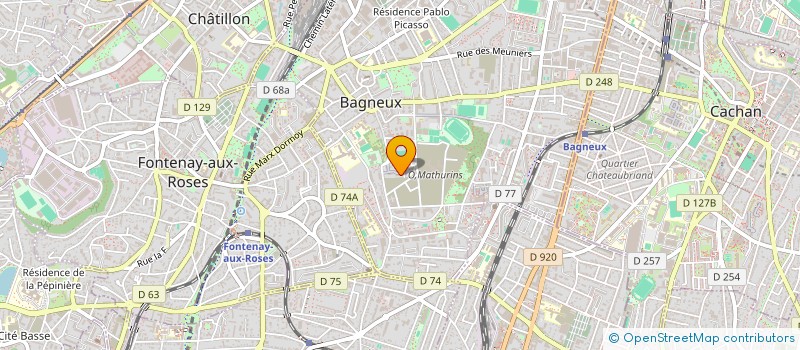 localisation de l'entreprise MONSIEUR SAIF SOUDANI à BAGNEUX