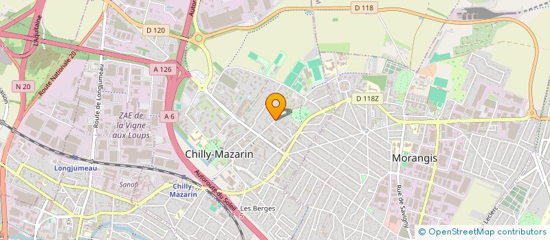 localisation de l'entreprise MONSIEUR SAIFALLAH REGUEH à CHILLY-MAZARIN
