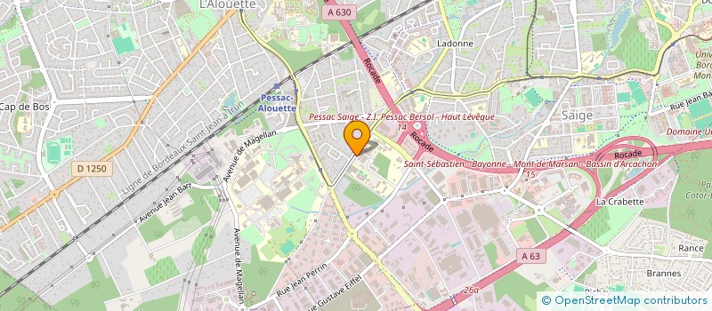 localisation de l'entreprise MONSIEUR SAIFDIN JUMA DANA  PESSAC