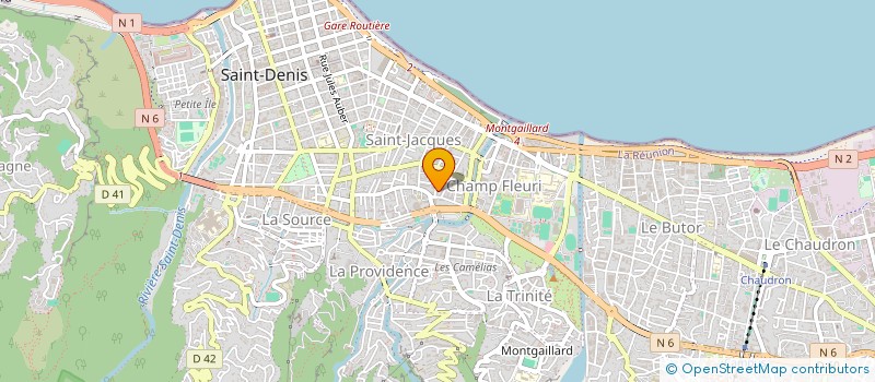 localisation de l'entreprise MONSIEUR SAIFDINE YOUSSOUF ALI à SAINT-DENIS