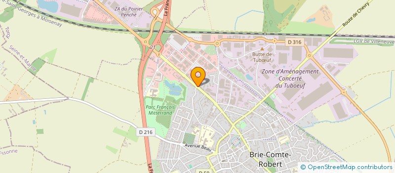 localisation de l'entreprise MONSIEUR SAIFEDDINE BOUSSIF  BRIE-COMTE-ROBERT